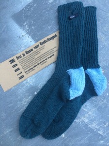 Handgebreide sokken uit het project van Elize Rietberg
